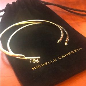 Michelle Campbell Gold Talon Bracelet Set